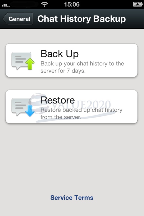 WeChat-restore-back-up-screen